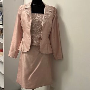 C.W. Designs 3 Piece Pink Set Size Small